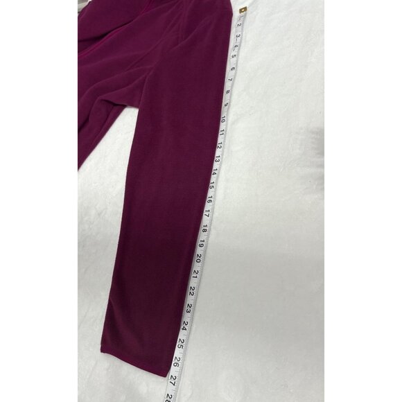 Merona Womens Plum Full-Zip Fleece Jacket XL Lightweight Warm Outerwear - Picture 11 of 12